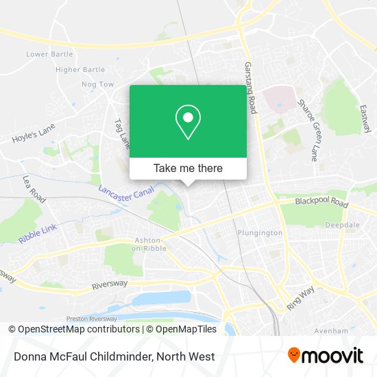 Donna McFaul Childminder map