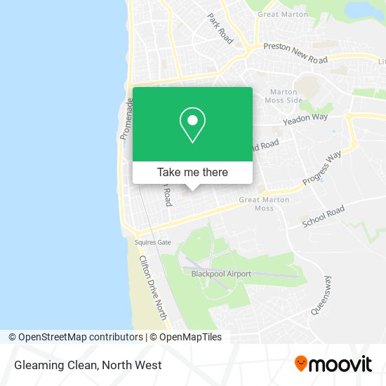 Gleaming Clean map