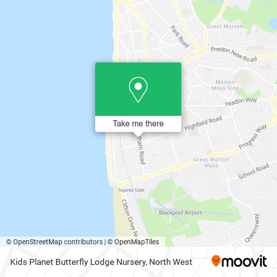 Kids Planet Butterfly Lodge Nursery map