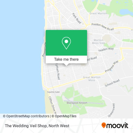 The Wedding Veil Shop map