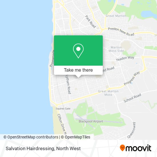 Salvation Hairdressing map