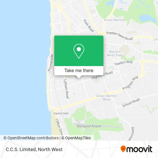 C.C.S. Limited map