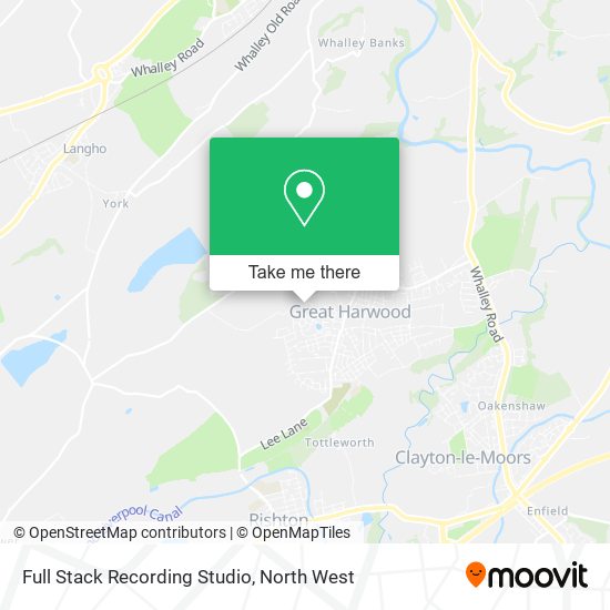 Full Stack Recording Studio map