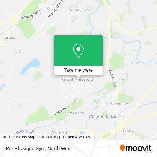 Pro Physique Gym map