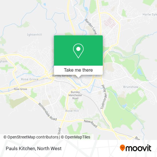 Pauls Kitchen map
