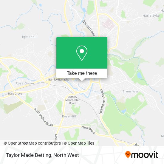 Taylor Made Betting map