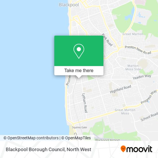 Blackpool Borough Council map