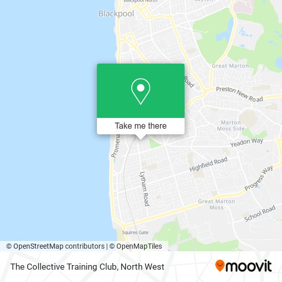 The Collective Training Club map