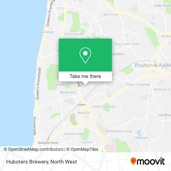 Hubsters Brewery map
