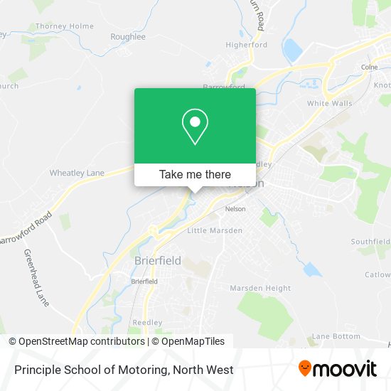 Principle School of Motoring map