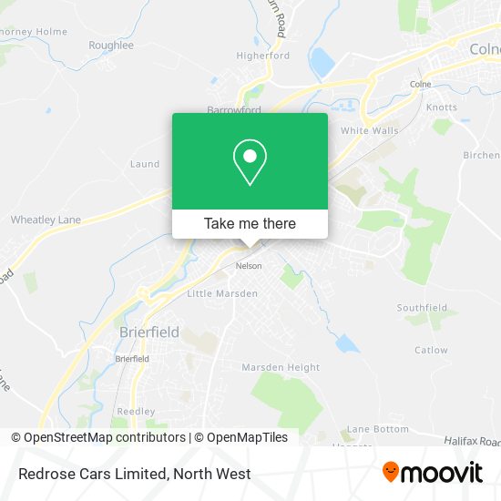Redrose Cars Limited map