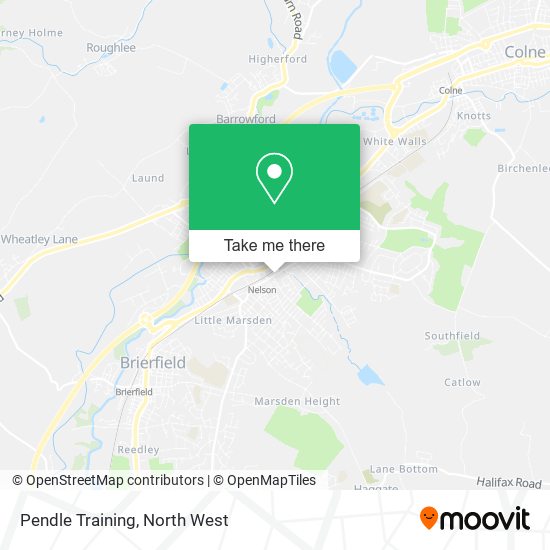 Pendle Training map