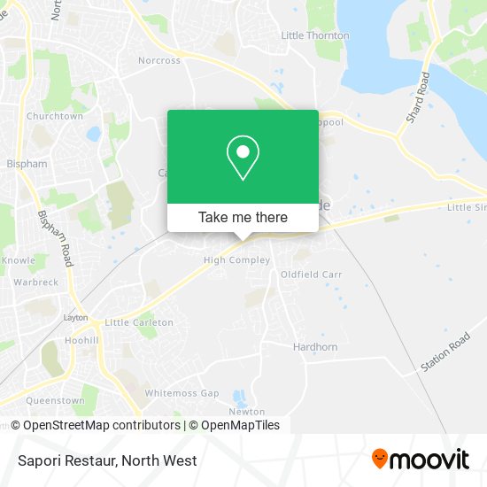 Sapori Restaur map