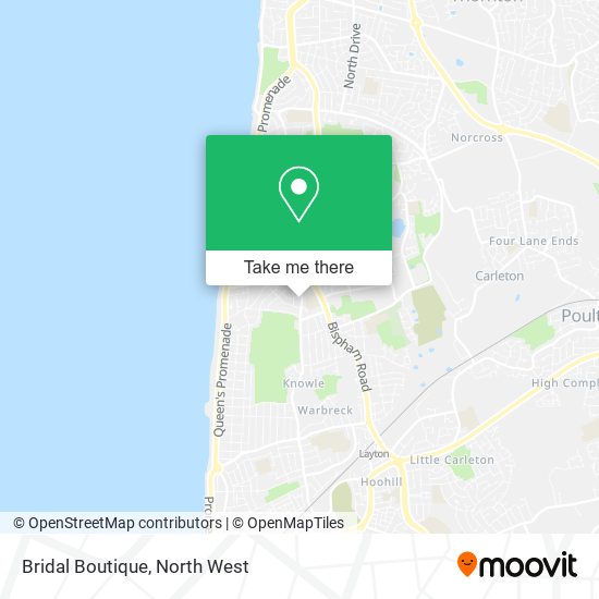 Bridal Boutique map