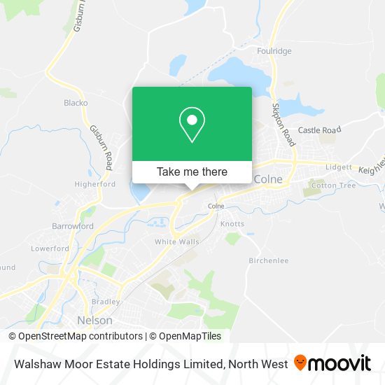 Walshaw Moor Estate Holdings Limited map