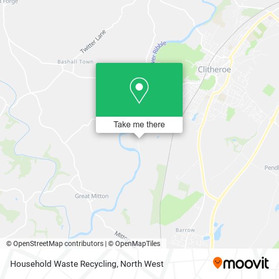 Household Waste Recycling map