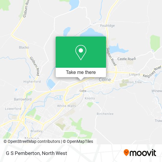 G S Pemberton map