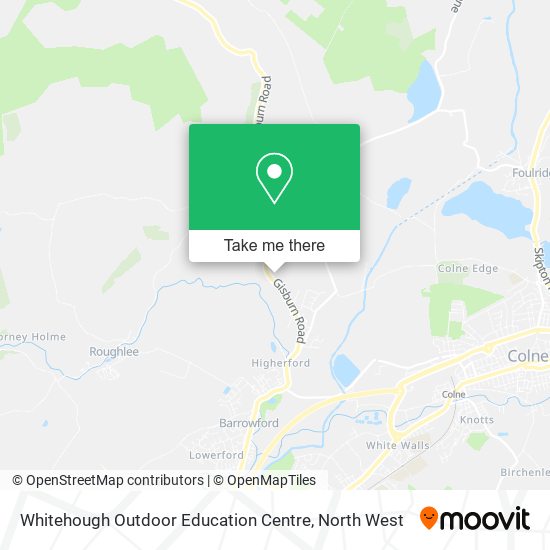 Whitehough Outdoor Education Centre map