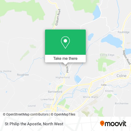 St Philip the Apostle map