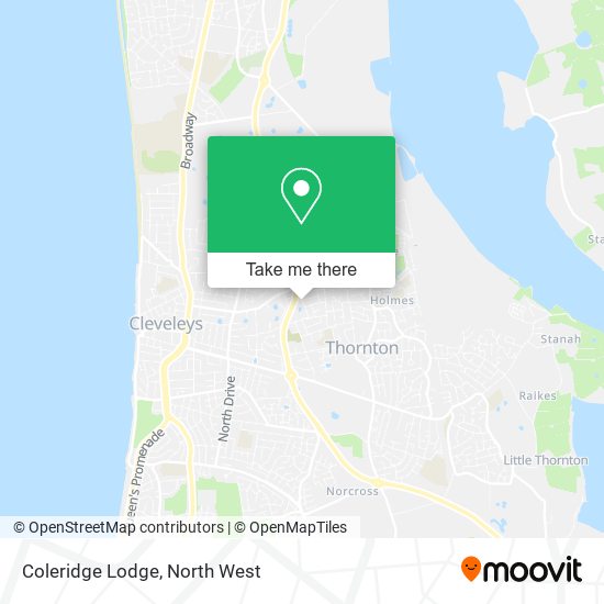 Coleridge Lodge map