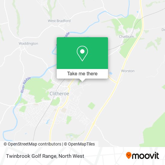 Twinbrook Golf Range map