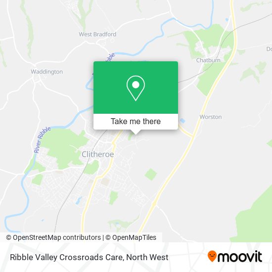 Ribble Valley Crossroads Care map