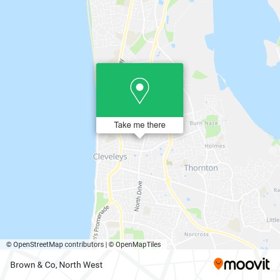 Brown & Co map