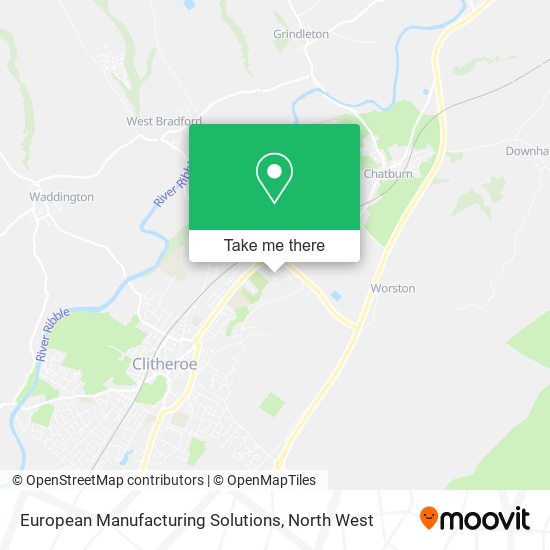 European Manufacturing Solutions map