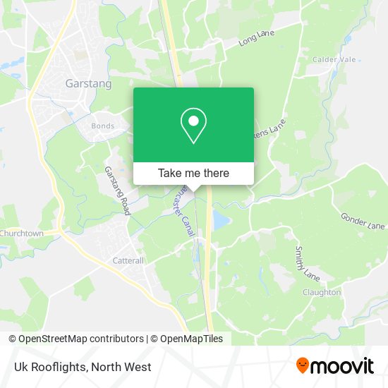 Uk Rooflights map