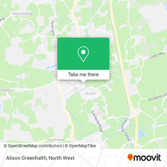 Alison Greenhalth map