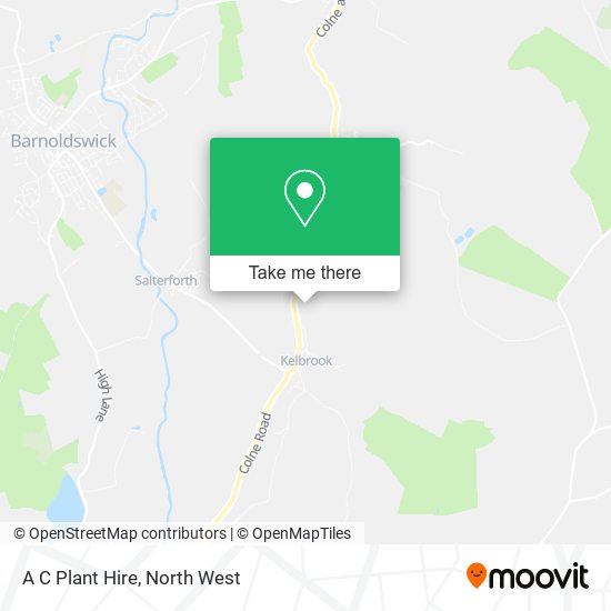 A C Plant Hire map