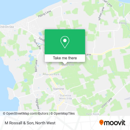 M Rossall & Son map