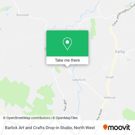 Barlick Art and Crafts Drop-in Studio map