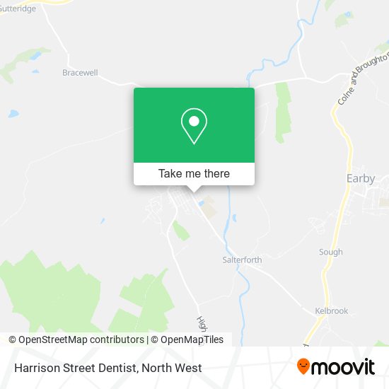 Harrison Street Dentist map