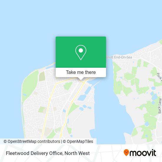 Fleetwood Delivery Office map