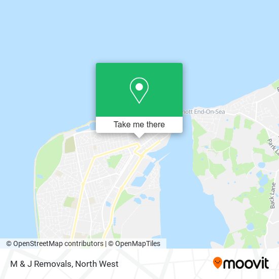 M & J Removals map