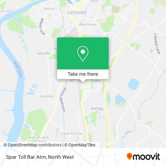 Spar Toll Bar Atm map