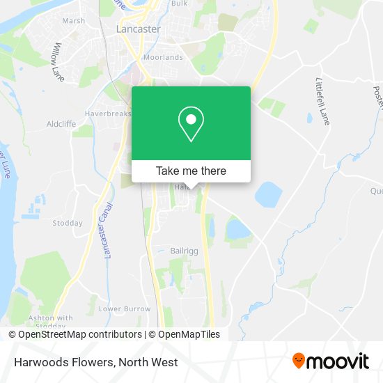 Harwoods Flowers map