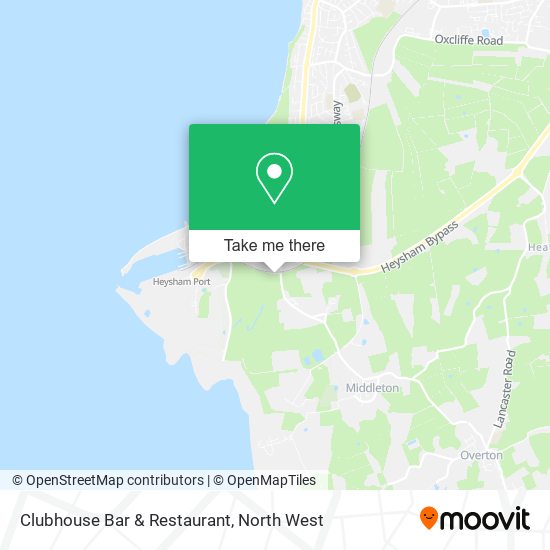 Clubhouse Bar & Restaurant map