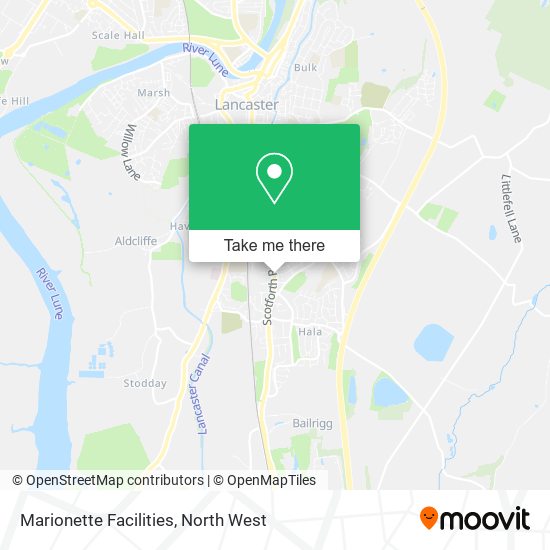 Marionette Facilities map