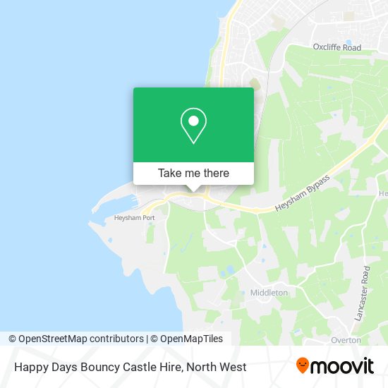 Happy Days Bouncy Castle Hire map