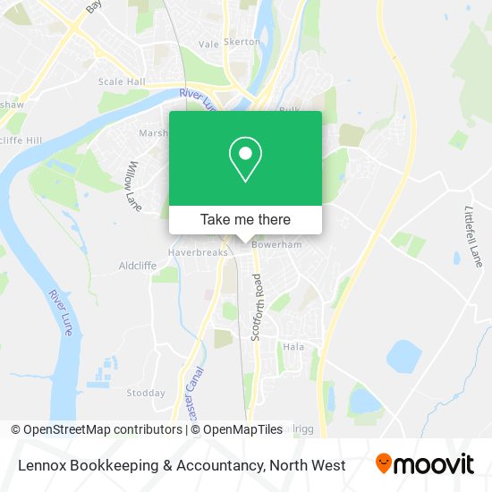 Lennox Bookkeeping & Accountancy map