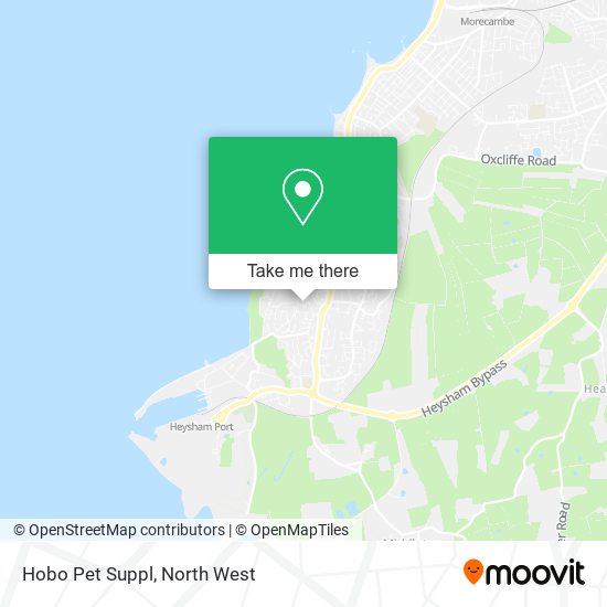 Hobo Pet Suppl map