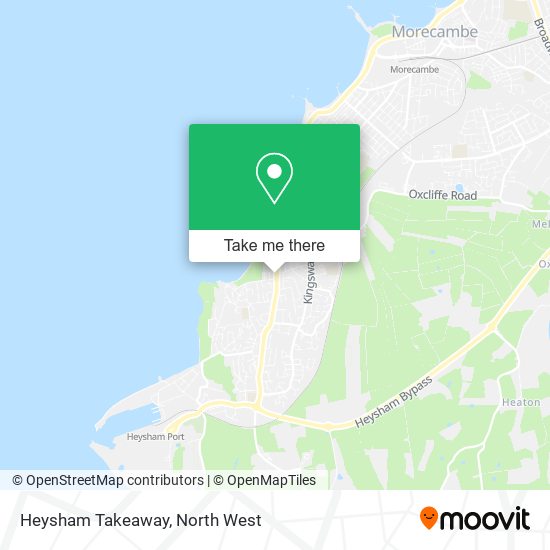 Heysham Takeaway map