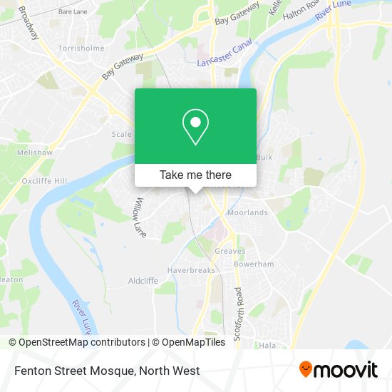 Fenton Street Mosque map