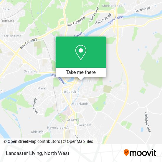 Lancaster Living map