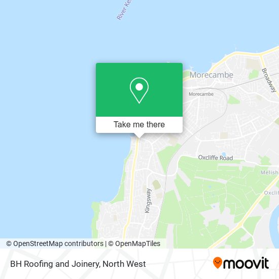 BH Roofing and Joinery map