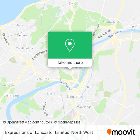 Expressions of Lancaster Limited map