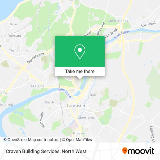 Craven Building Services map