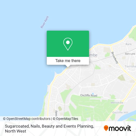 Sugarcoated, Nails, Beauty and Events Planning map